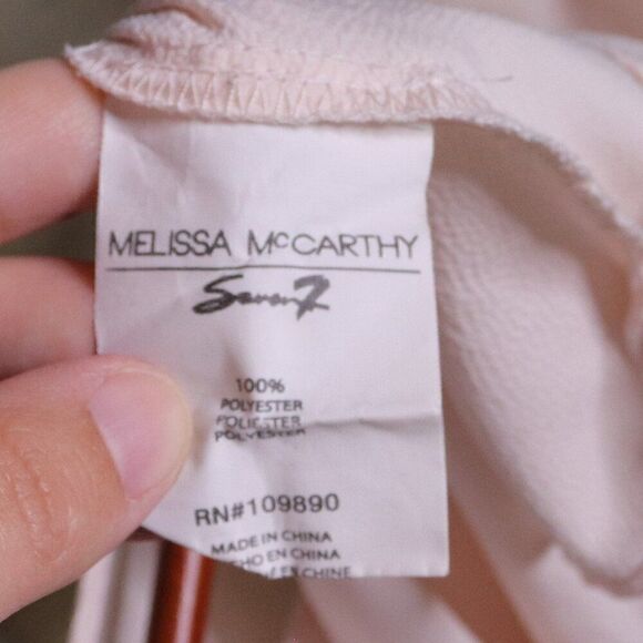 Melissa McCarthy Seven7 | Flutter Sleeve Loose Fit Tunic Top 2X - Picture 6 of 7